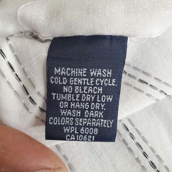 Vintage Panhandle Slim Mens Size 18 x 36 Button Down Western Shirt Pearl Snaps - Picture 12 of 12